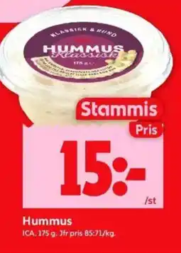 ICA Kvantum ICA Hummus erbjuda