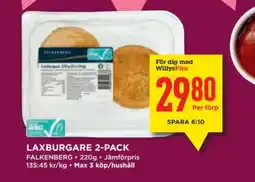 Willys FALKENBERG Laxburgare 2-pack erbjuda