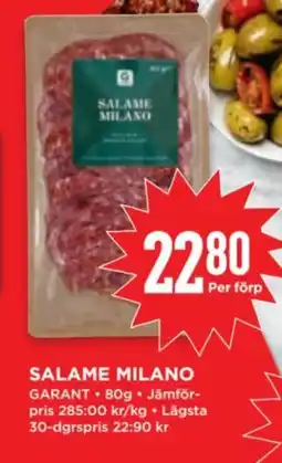 Willys GARANT Salame milano erbjuda