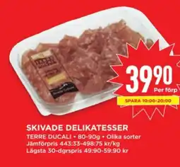 Willys TERRE DUCALI Skivade delikatesser erbjuda