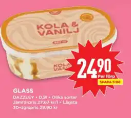 Willys DAZZLEY Glass erbjuda