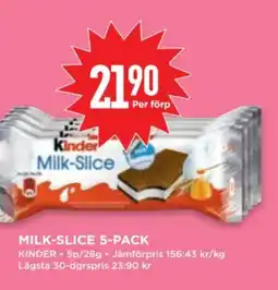 Willys KINDER Milk-slice 5-pack erbjuda