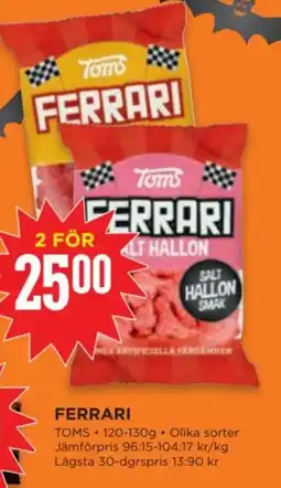 Willys TOMS Ferrari erbjuda