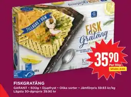 Willys GARANT Fiskgratäng erbjuda