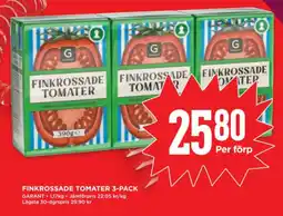 Willys GARANT Finkrossade tomater 3-pack erbjuda