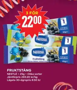 Willys NESTLÉ Fruktstang erbjuda