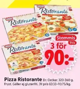 ICA Supermarket DR. OETKER Pizza ristorante erbjuda