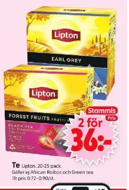 ICA Supermarket LIPTON Te erbjuda
