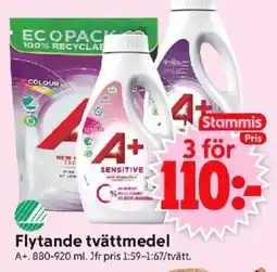 ICA Supermarket A+ Flytande tvättmedel erbjuda