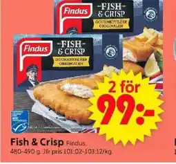 ICA Supermarket FINDUS Fish & crisp erbjuda