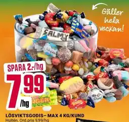 ÖoB Lösviktsgodis erbjuda