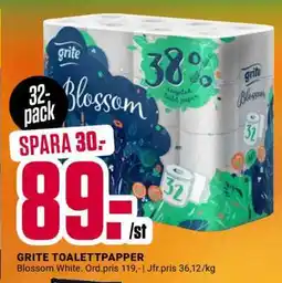ÖoB GRITE TOALETTPAPPER erbjuda