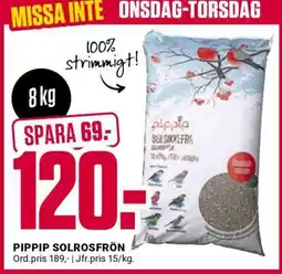 ÖoB PIPPIP SOLROSFRÖN erbjuda