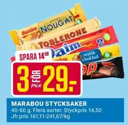 ÖoB MARABOU STYCKSAKER erbjuda