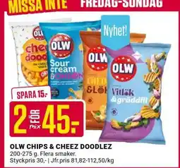ÖoB OLW Chips & Cheez Doodlez erbjuda
