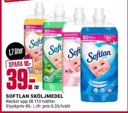 ÖoB Softlan sköljmedel erbjuda