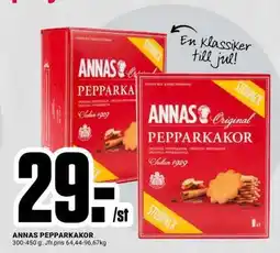 ÖoB ANNAS PEPPARKAKOR erbjuda