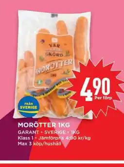 Willys MORÖTTER 1KG erbjuda