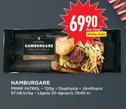 Willys HAMBURGARE erbjuda