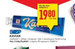 Willys KAVIAR erbjuda