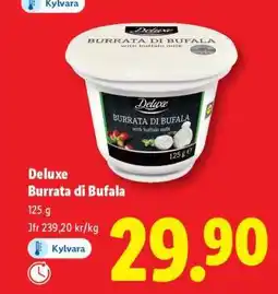 Lidl Deluxe Burrata di Bufala erbjuda