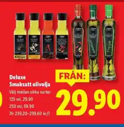Lidl DELUXE Smaksatt olivolja erbjuda