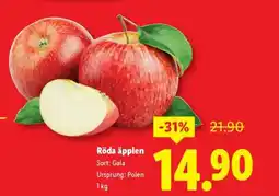 Lidl Röda äpplen erbjuda