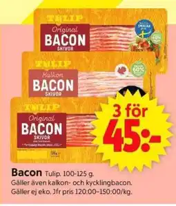 ICA Supermarket Bacon Tulip erbjuda