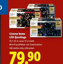 Lidl LIVARNO home LED-ljusslinga erbjuda