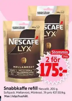 ICA Supermarket SNABBKAFFE REFILL erbjuda