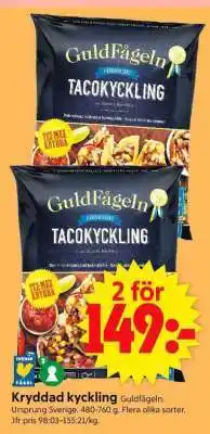 ICA Supermarket Kryddad kyckling erbjuda
