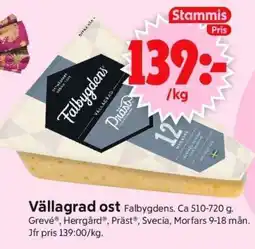 ICA Supermarket Vällagrad ost erbjuda