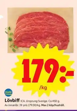 ICA Supermarket Lövbiff erbjuda