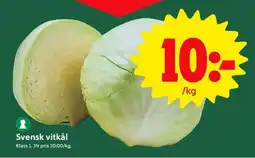 ICA Supermarket Svensk vitkål erbjuda