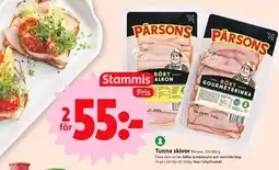 ICA Supermarket Pärsons tunna skivor erbjuda
