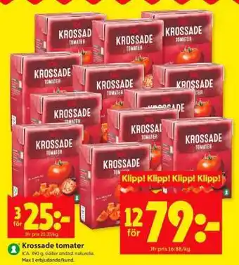 ICA Supermarket Krossade Tomater erbjuda