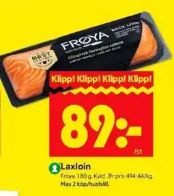 ICA Supermarket Laxloin erbjuda