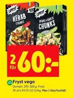 ICA Supermarket Fryst Vego erbjuda