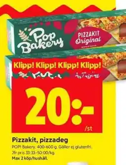 ICA Supermarket PIZZAKIT, PIZZADEG erbjuda