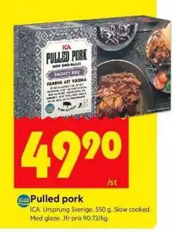 ICA Supermarket PULLED PORK erbjuda
