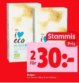 ICA Supermarket BULGUR erbjuda