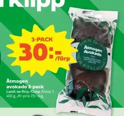 Stora Coop Ätmogen avokado 3-pack erbjuda
