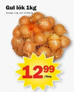 Pekås Gul lök 1kg, SEK 12.99 erbjuda