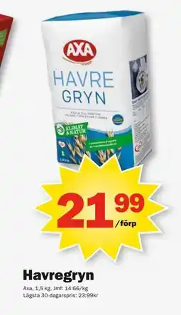 Pekås Havregryn, SEK 21.99 erbjuda