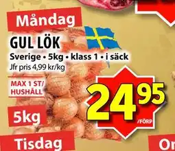 Matvärlden Tensta GUL LÖK, SEK 24.95 erbjuda
