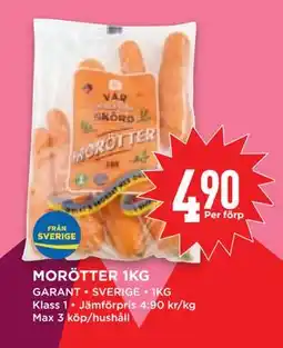 Willys Hemma MORÖTTER 1KG, SEK 4.9 erbjuda