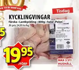 Matvärlden Tensta KYCKLINGVINGAR, SEK 19.95 erbjuda