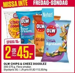 ÖoB OLW CHIPS & CHEEZ DOODLEZ, SEK 45 erbjuda