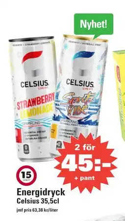 Nära dej Energidryck, SEK 45 erbjuda