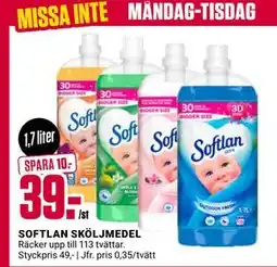 ÖoB SOFTLAN SKÖLJMEDEL, SEK 39 erbjuda